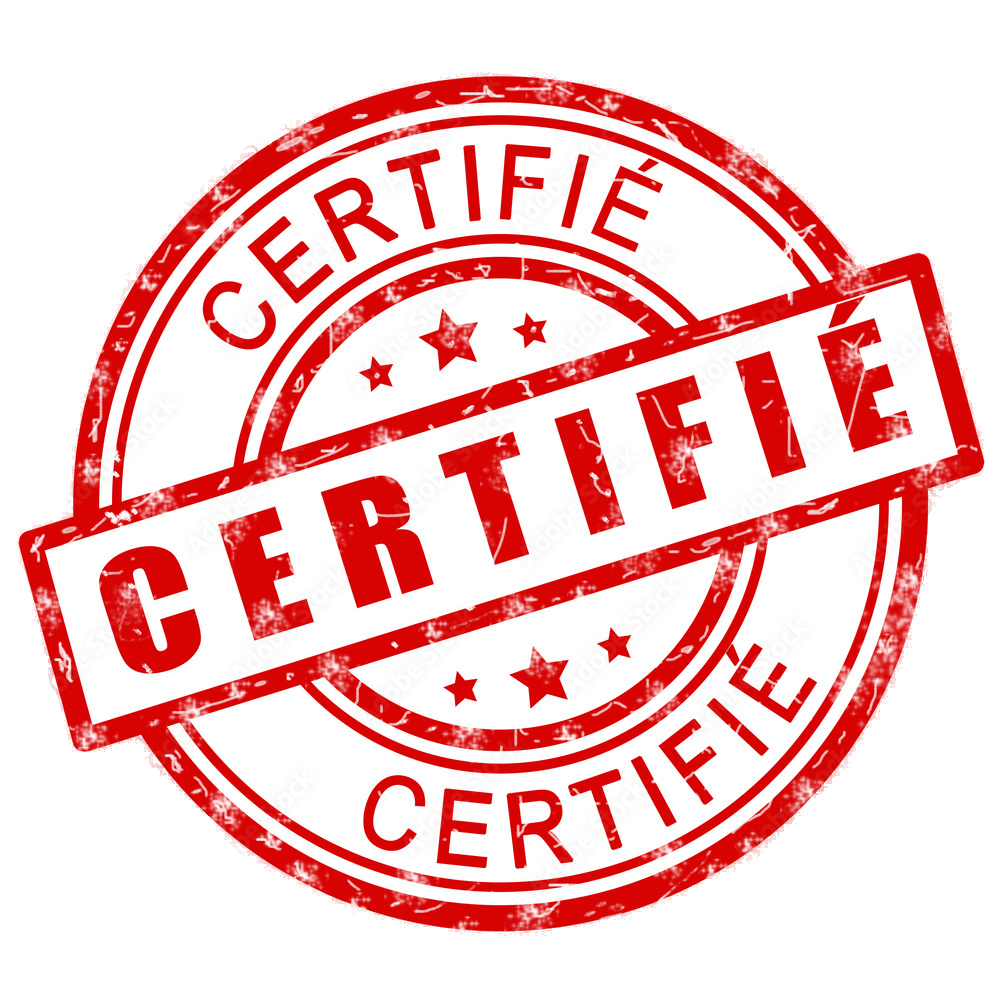 certifié