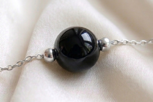 Gamme Sphéérique mon bijou "les sphéériques" perle prune