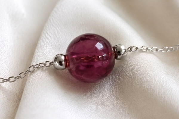 Gamme Sphéérique mon bijou "les sphéériques" perle prune
